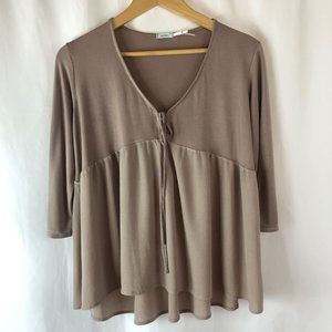 Urban Outfitters Kimchi Blue pink babydoll shirt